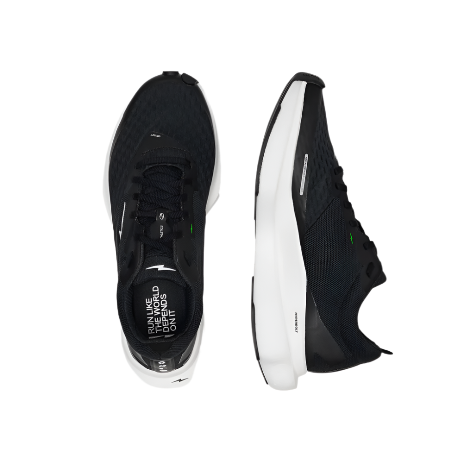 Hylo Unisex Impact Running Shoes in Black/White