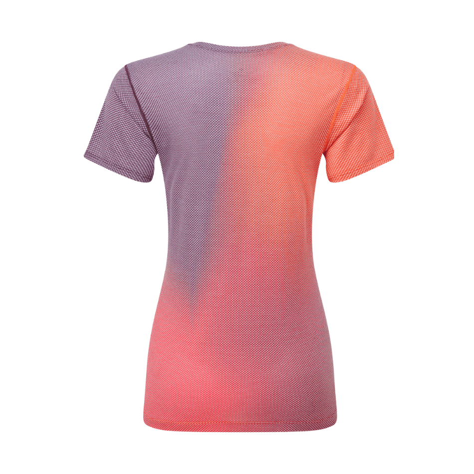 Ronhill Women's Tech Golden Hour Tee in Damson/Sunset Merge SS25
