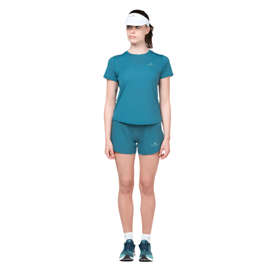 Ronhill Women's Tech Short Sleeved Tee in Mallard/Meadow SS25